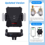 WiLEES Automatic Qi Wireless Car Charger Mount Infrared Induction Car Phone Holder for iPhone Xs Max X XR 8 Plus, Samsung Galaxy S9 S8 Plus Edge Note 9 Includes Dual Charger