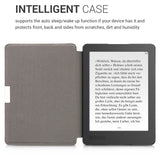 kwmobile Case for Kobo Aura Edition 2 - Book Style PU Leather Protective e-Reader Cover Folio Case - White/Black