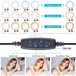 Eocean 6.3" Selfie Ring Light with Tripod for YouTube/Live Stream/Makeup, Mini Led Camera Ringlight for Vlog/Video/Photography Compatible with iPhone Xs/Max/XR 8/7 Plus/X/Android