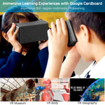 Google Cardboard, Splaks V2 Google Cardboard Mobile VR Cardboard 3D VR Glasses Compatible with Phones Up to 6 inch with Magnetic Trigger, Phone Sucker, Comfortable Forehead Pad Nose Pad and Strap