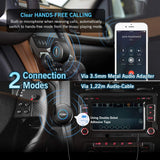 Tvird bluetooth 4.1 Receiver,bluetooth Adapter for Car,Hands-Free Wireless Audio Receiver Adapter for 3.5mm Audio Devices Portable Car Kits (A2DP)