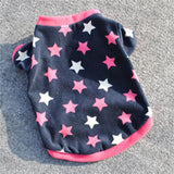 Howstar Pet Clothes, Puppy Star Print Shirts Doggie Apparels Soft Warm Costume (Blue, M)