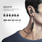 SoundPEATS Magnetic Wireless Earbuds Bluetooth Headphones Sport in-Ear IPX 6 Sweatproof Earphones with Mic (Super Sound Quality Bluetooth 4.1, aptx, 8 Hours Play Time, Secure Fit Design)