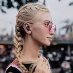 SoundPEATS TrueFree True Wireless Earbuds Bluetooth 5.0 in-Ear Stereo Bluetooth Headphones with Microphone Wireless Earphones 15 Hours Playtime, Hands-Free Calls, One-Step Pairing