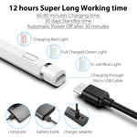 Stylus Pen, XIRON Active Stylus Pens for Touch Screens, 1.5mm Fine Point Smart Digital Pencil Compatible iPad and Most Tablet with Anti-Fouling Glove, Good for Drawing and Writing on iPad, White