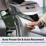 Avantree 10BS Hands-Free Bluetooth Visor Car Kit with Auto Power On Motion Sensor, Wireless in-Car Speakerphone Supports GPS, Music, Compatible with iPhone, Samsung, and Smartphones