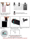 2BConnect Cell Phone Lens Telephoto Universal 20X Optical Zoom Lens. Universal Clamp Supports Most Smartphones Such as Samsung iPhone Camera Lens - Monocular Lens kit with Compact Elegant Carry case