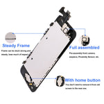 for iPhone 5 Screen Replacement with Home Button, Black - MAFIX Full Pre-Assembly LCD Display Digitizer Touch Screen Tool Kits for Model A1428/A1429/A1442