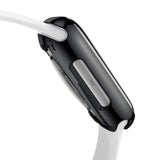 smiling Apple Watch 4 Case with Buit in TPU Screen Protector 44mm- All Around Protective Case High Definition Clear Ultra-Thin Cover Apple iwatch 44mm Series 4(Black, 44mm)