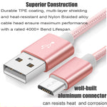 4Pack Micro USB Cable for all Amazon Kindle Fire HD,Kindle Paperwhite, Kindle Touch, Kindle Keyboard, Kindle DX 5ft 2.0 USB to Micro-USB Cable