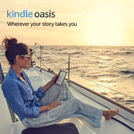 Kindle Oasis E-reader - Graphite, 7" High-Resolution Display (300 ppi), Waterproof, Built-In Audible, 32 GB, Wi-Fi + Free Cellular Connectivity