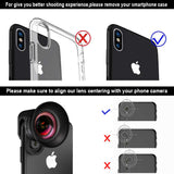 Phone Camera Lens Pro - ANGFLY 4K HD 2 in 1 Aspherical Wide Angle Lens & Super Macro Lens,Clip-On Cell Phone Camera Lenses Compatible with iPhone,Android,Samsung Mobile Phones and Tablets