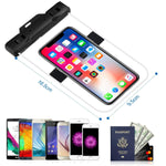 Waterproof Phone Pouch,4Pack Universal Cellphone Waterproof Pouch Double Insurance Waterproof Case Compatible with iPhone X/8P/8/7P/7/6P/6/Samsung Galaxy S7/S8 and More Phones Upto 6.3 Inches