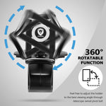 JunDa Car Phone Holder 360-Degree Rotation Cell Phone Holder Suitable for 4 to 6.5 inch Smartphones,Rotating Dashboard Clip Mount Stand