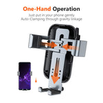 TORRAS Wireless Car Charger Mount, Auto-Clamping 7.5W / 10W Fast Cell Phone Charger Holder Compatible with iPhone Xs/Xs Max/XR/X / 8/8 Plus, Galaxy S10 / S10+ / S9 / S9+ / S8, More
