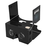 VeeR VR 3D Virtual Reality Headsets for VR 360 Videos & Movies Compatible with Android, iOS & Windows Smartphones Within 3.5-6 inches (Black) - Inspired by Google Cardboard