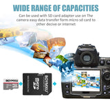 Micro Sd Card,BOYMXU Sd Memory Card 32gb Sd Card with Adapter High Speed Tf Card Update-Gray.