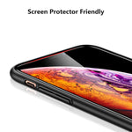 TORRAS Slim Fit iPhone Xs Max Case, Hard Plastic Ultra Thin Protective Cover Matte Finish Grip Phone Case for iPhone Xs Max 6.5 inch (2018), Mysterious Black