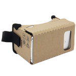 Google Cardboard,Virtual Real Store 3D VR Headsets Virtual Reality Glasses Box with Clear 3D Optical Lens and DIY Comfortable Head Strap Nose Pad for All 3-6 Inch Smartphones … (1 Pack)