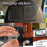 Efaster 8 Pcs/ 4 Pcs Grip Sticky Anti Slip Pads New Kitchen Car Holder Super Easy Gripping Pad PU Gel Pad Sticker Non Slip Super Sticky Pad (16 Pcs)
