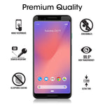 amFilm Glass Screen Protector for Google Pixel 3 (3 Pack) Tempered Glass Screen Protector (2018)