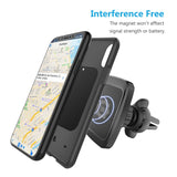 Magnetic Mount, WizGear Universal Twist-Lock Air Vent Magnetic Car Mount Holder, for Cell Phones with Fast Swift-snap Technology