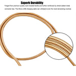 Kindle PowerLine [2 pack] 5-FT Cable Length iBarbe Nylon Braided Reversible Micro USB Cables High Speed USB 2.0 (works with most Micro-USB Tablets and Kindle E-Book Reader) MicroUSB to USB