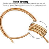 Kindle PowerLine [2 pack] 5-FT Cable Length iBarbe Nylon Braided Reversible Micro USB Cables High Speed USB 2.0 (works with most Micro-USB Tablets and Kindle E-Book Reader) MicroUSB to USB