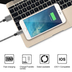 Short iPhone Cable iPhone Charging Cable 4Pack 1FT Braided iPhone Charger Cable Fast Charge and Data Sync Cord for Phone X 8 7 6S 6 Plus Pad 2 3 4 Mini, Pad Pro Air, Pod Nano Touch(Black)