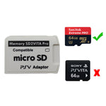 Funturbo Ultimate Version SD2Vita 5.0 Memory Card Adapter, PS Vita PSVSD Micro SD Adapter PSV 1000/2000 PSTV FW 3.60 HENkaku Enso System