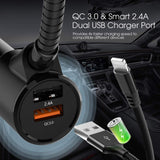 FM Transmitter for Car Audio Bluetooth Transmitter Adapter Receiver Wireless Handsfree Calling and Music Player Voltmeter Car Kit TF Card AUX 1.44 Display Input Output
