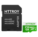 HTTROY 256GB Micro SD SDXC High Speed Class 10 Transfer Speeds Action Cameras, Phones, Tablets PCs