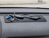 LLSW Shop Black Sticky Pad Anti Slip Mat Non Slip Sticky Anti Slide Dash Mount Holder Mat Sticky pad for Dashboard