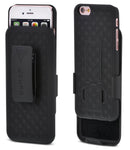 Aduro iPhone 6S / 6 Case, Combo Shell & Holster Case Super Slim Shell Case w/Built-in Kickstand + Swivel Belt Clip Holster for Apple iPhone 6S / 6