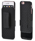 Aduro iPhone 6S / 6 Case, Combo Shell & Holster Case Super Slim Shell Case w/Built-in Kickstand + Swivel Belt Clip Holster for Apple iPhone 6S / 6