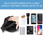 DOUN Outdoor Tactical Waist Bag EDC Molle Belt Waist Pouch Security Purse Phone Carrying Case for iPhone 8 plus Galaxy Note 9 S9 Or Less than 6.2 inches Smartphone - Black