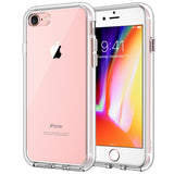 JETech Case for Apple iPhone 8 and iPhone 7, 4.7-Inch, Shock-Absorption Bumper Cover, Anti-Scratch Clear Back (HD Clear)