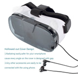Virtual Reality Headset, Osloon 3D VR Glasses for Mobile Games and Movies, Compatible 4.7-6.2 inch iPhone/Android Phone, Including iPhone XS/X/8/8Plus/7/7Plus/6/6Plus/6s/5,Samsung,LG,Nexus etc