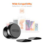 TORRAS Magnetic Car Mount, 360 Rotation Car Phone Holder for Dashboard Cell Phone Cradle Mount Compatible with Samsung Galaxy Note 9 / S9 / S9 Plus / S8 / S7, iPhone X / 8/7 / 6/5 and More