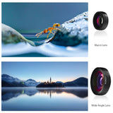 AUKEY Ora iPhone Camera Lens, 0.45x 140° Wide-Angle + 10x Macro Clip-On iPhone Lens for iPhone 8/7 / 6s / 6 Plus, Samsung, Other Android Smartphones
