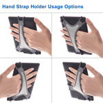 TFY Security Hand Strap Holder Finger Grip for Kindle E-Readers - Kindle e-Reader 6" / Kindle Paperwhite/Voyage/Oasis/Nook GlowLight Plus/Sony PRS-300 / PRS-350 / Kobo Aura (Grey)