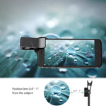 AUKEY Ora iPhone Camera Lens, 0.45x 140° Wide-Angle + 10x Macro Clip-On iPhone Lens for iPhone 8/7 / 6s / 6 Plus, Samsung, Other Android Smartphones