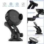 KOAKUMA Wireless Car Charger Mount, Automatic Clamping Car Mount Air Vent Phone Holder with 15W QI Fast Charging Compatible with iPhone X/XS Max/XS/XR/8/8 Plus, Samsung Galaxy S10/S10+/S9/S9+/Note 9/8