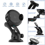 KOAKUMA Wireless Car Charger Mount, Automatic Clamping Car Mount Air Vent Phone Holder with 15W QI Fast Charging Compatible with iPhone X/XS Max/XS/XR/8/8 Plus, Samsung Galaxy S10/S10+/S9/S9+/Note 9/8