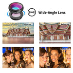 Apexel Phone Photography Kit-Flexible Phone Tripod +Remote Shutter +4 in 1 Lens Kit-High Power 18X Monocular Telephoto Lens, Fisheye, Macro & Wide Angle Lens for iPhone X 8 7 6 Plus Samsung Smartphone