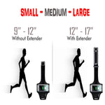 iPhone X / 10 Waterproof Running Armband with Extra Pockets for Keys, Cash and Credit Cards. Phone Arm Holder for Sports, Gym Workouts and Exercise (Small - Large Arms)