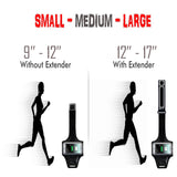 iPhone X / 10 Waterproof Running Armband with Extra Pockets for Keys, Cash and Credit Cards. Phone Arm Holder for Sports, Gym Workouts and Exercise (Small - Large Arms)