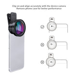 AUKEY Ora iPhone Camera Lens, 0.45x 120° Wide Angle + 15x Macro Clip-on iPhone Lens for iPhone 8, 7, 6, Samsung, Other Android Smartphones