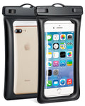 Waterproof Phone Pouch, Capshi Universal Waterproof Case, [Floating] Cellphone Dry Bag Compatible with iPhone Xs Max, X, Max, 8 Plus, 7 Plus, 6s Plus, Samsung Galaxy s7, s8, s9, Note 7 up to 7.0"