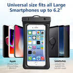 Waterproof Phone Pouch, Capshi Universal Waterproof Case, [Floating] Cellphone Dry Bag Compatible with iPhone Xs Max, X, Max, 8 Plus, 7 Plus, 6s Plus, Samsung Galaxy s7, s8, s9, Note 7 up to 7.0"